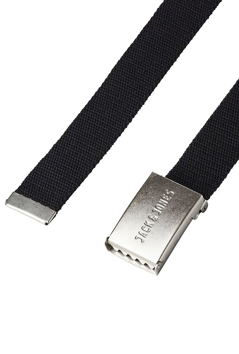 JACK AND JONES SOLID WOVEN BELT
