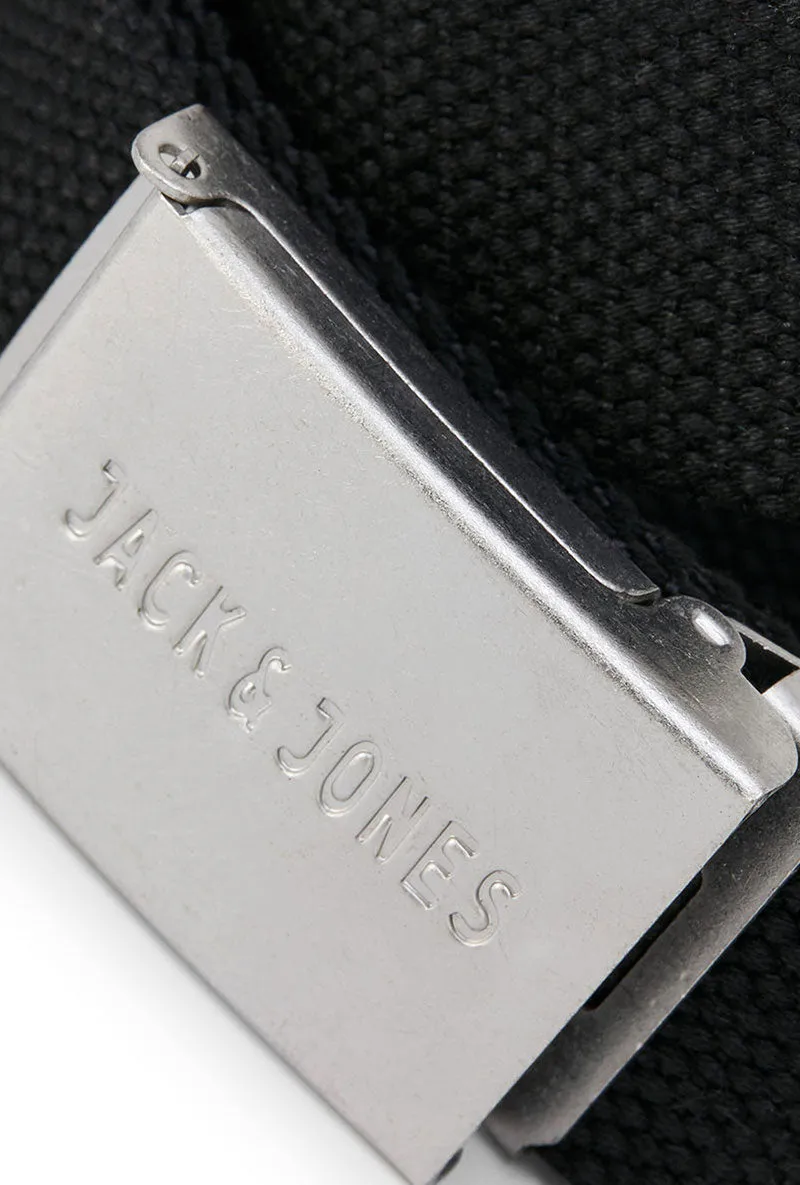 JACK AND JONES SOLID WOVEN BELT