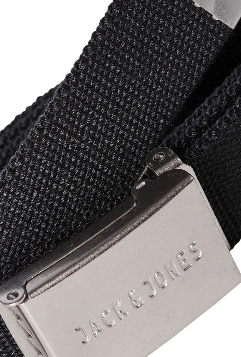 JACK AND JONES SOLID WOVEN BELT