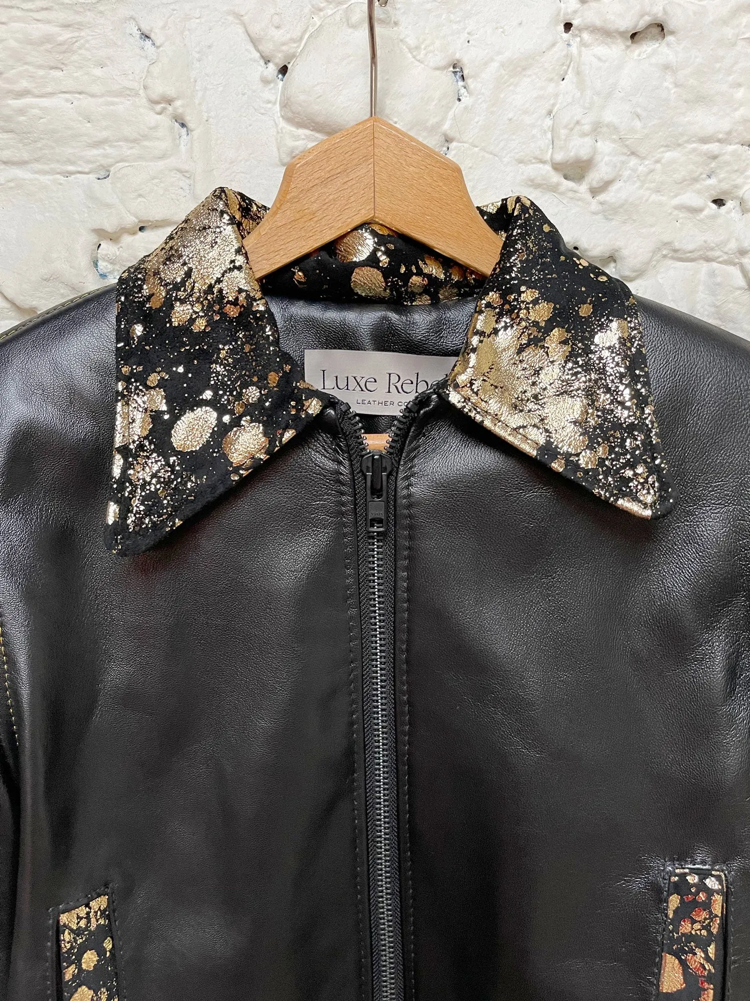 Janie Black Leather Jacket