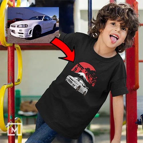 Japanese Cars | Custom Print for Kids | Unisex T-shirt