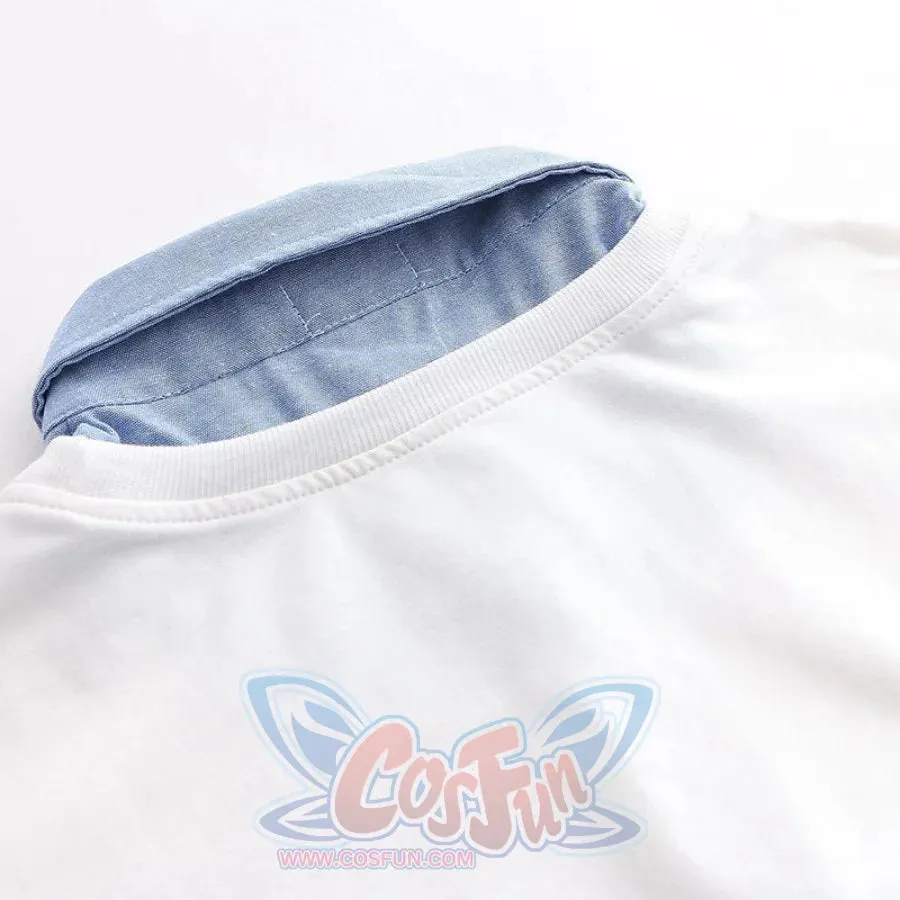 Japanese Put Cat Paw Up Fake Two-Piece Sweatshirt