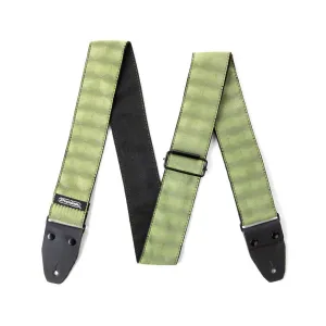 Jim Dunlop D67-10 Jacquard Hexagon Echo Olive Guitar Strap
