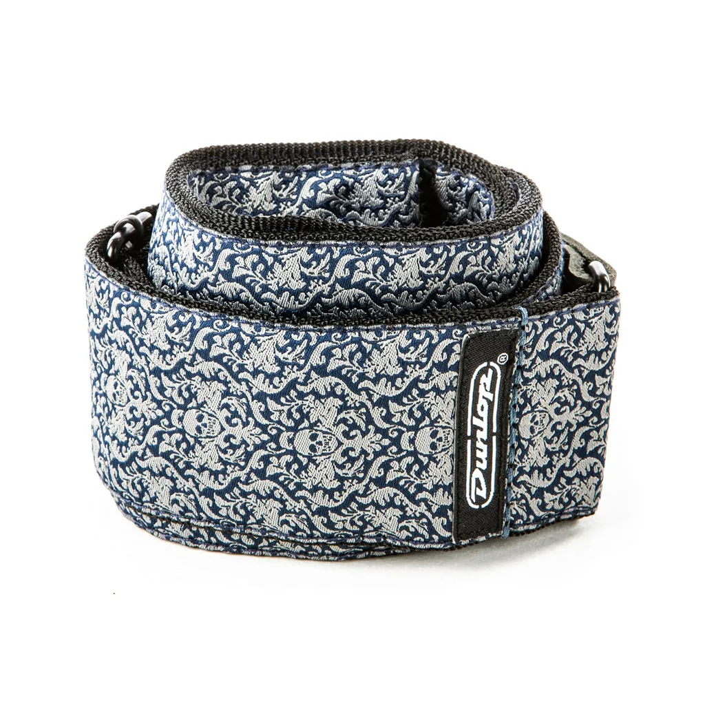 Jim Dunlop D67-15 Jacquard Fleurs De Skull Guitar Strap