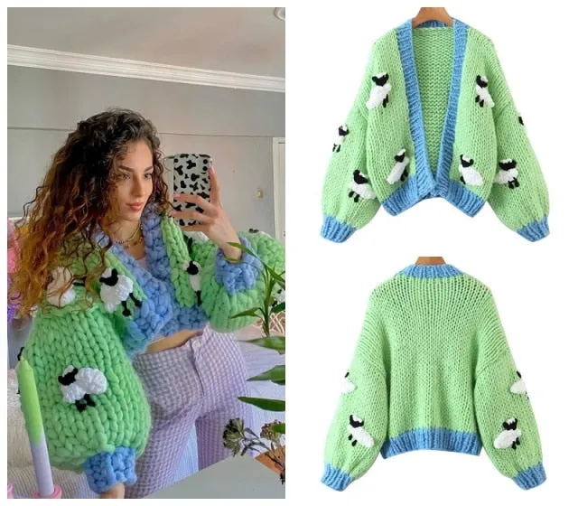 Jumper Knitting Coat