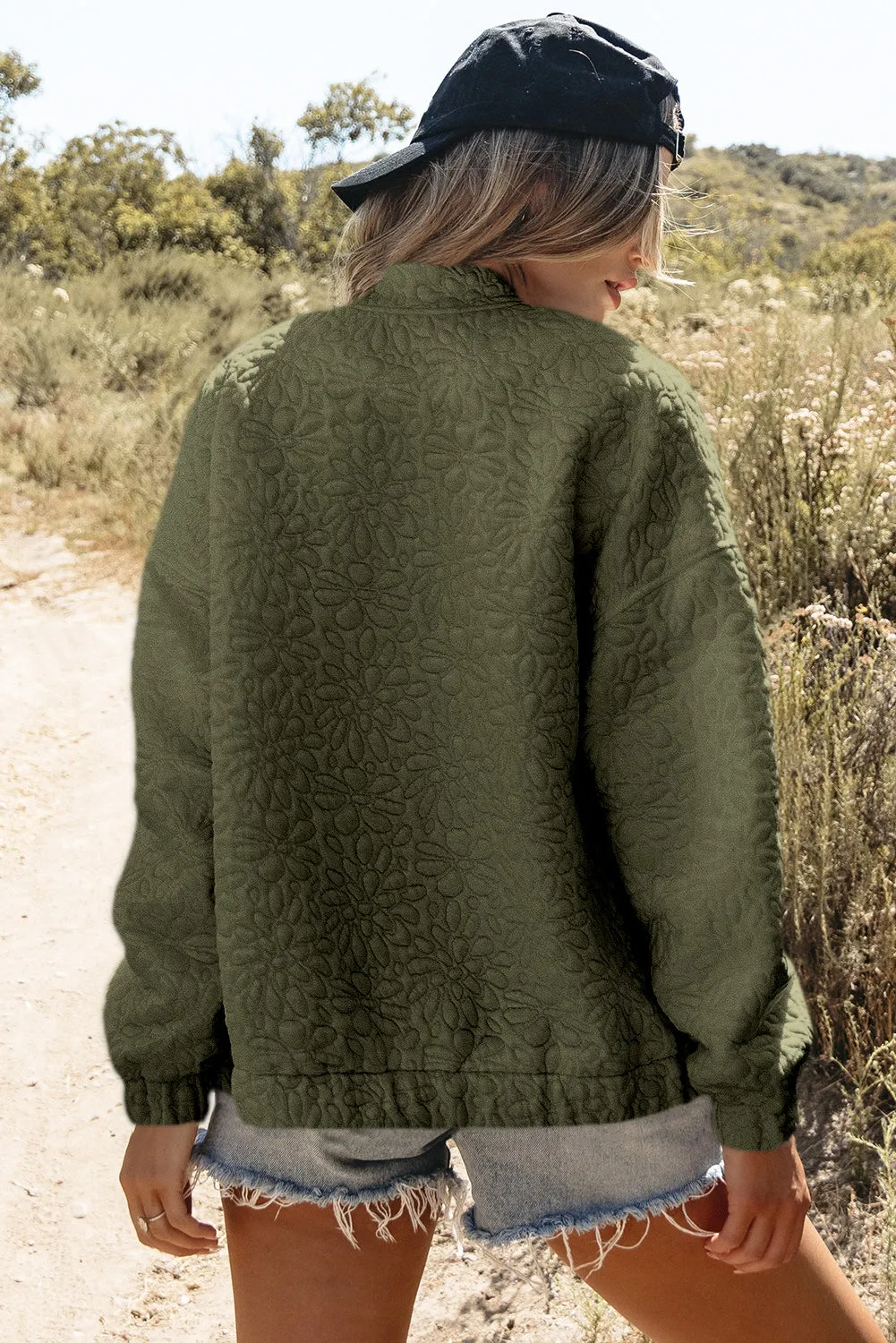KaleaBoutique Floral Quilted Jacket