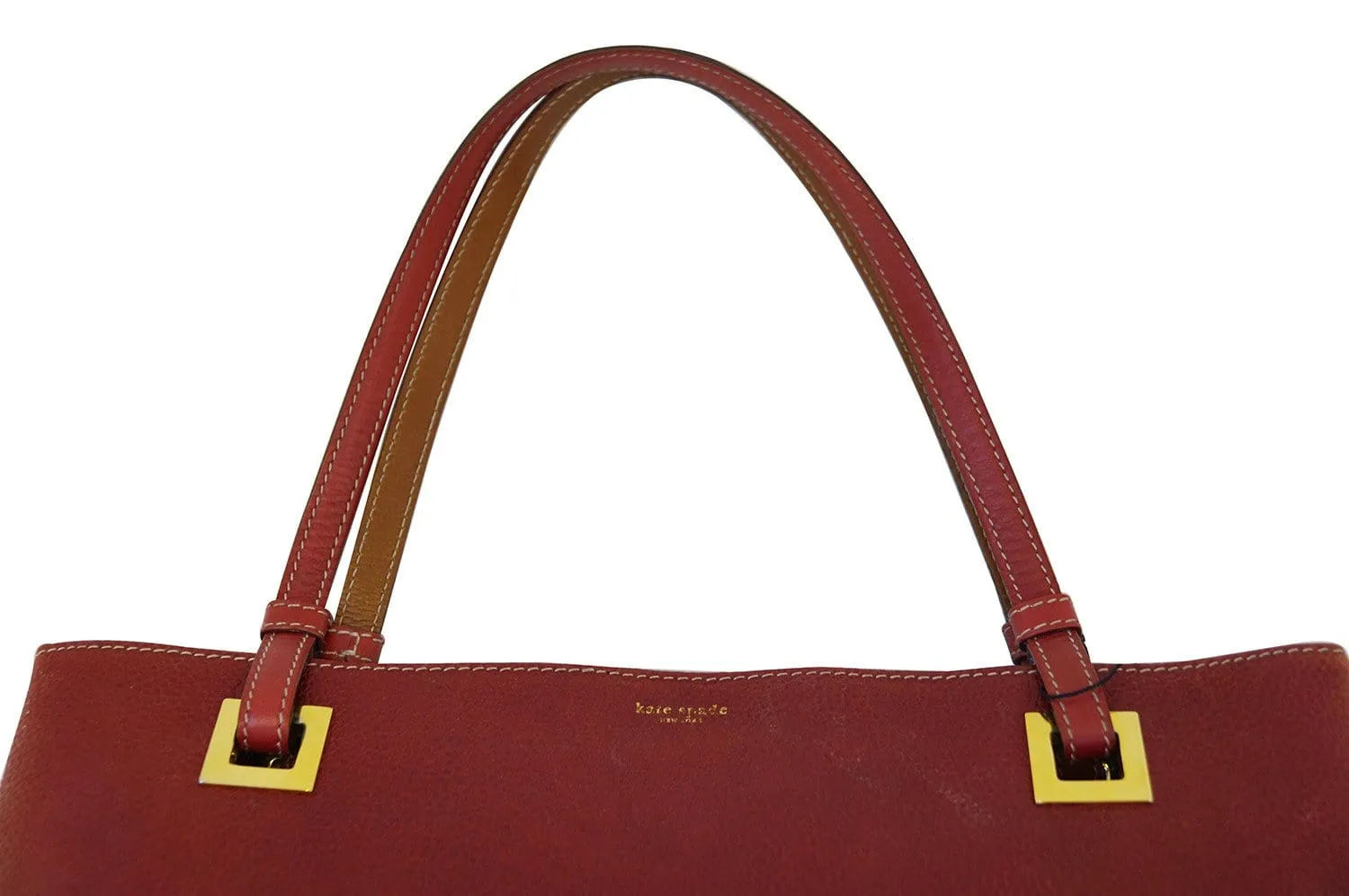 Kate spade Red Pebbled Leather Shoulder Bag TT390
