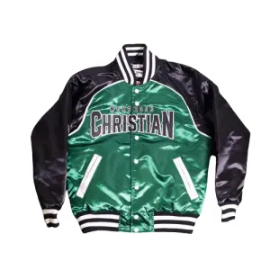 KEVIN DURANT HIGH SCHOOL GREEN SATIN JACKET