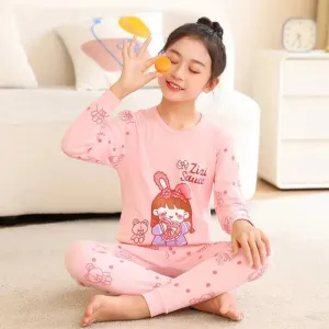 Kids Clothes Children Sets Children's Clothing Boys Girls Cotton Autumn winter Clothing Pants Sleepwear Underwear Christmas Gift