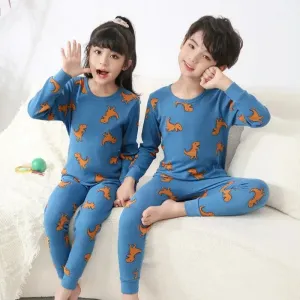 Kids Clothes Children Sets Children's Clothing Boys Girls Cotton Autumn winter Clothing Pants Sleepwear Underwear Christmas Gift
