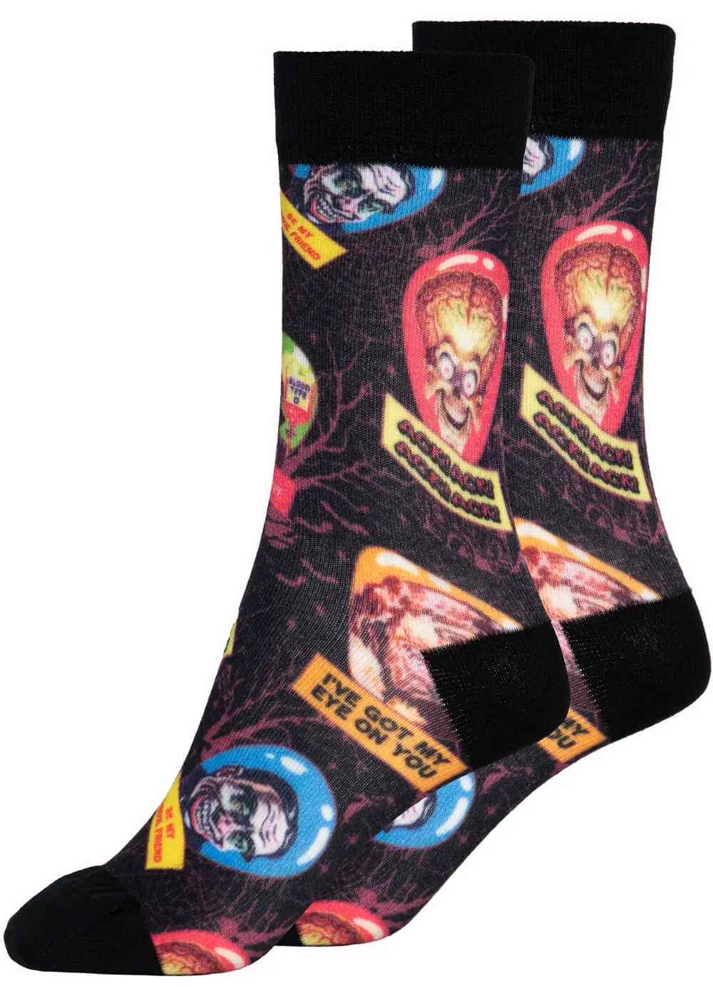 King Kerosin Mens Mars Socks Black