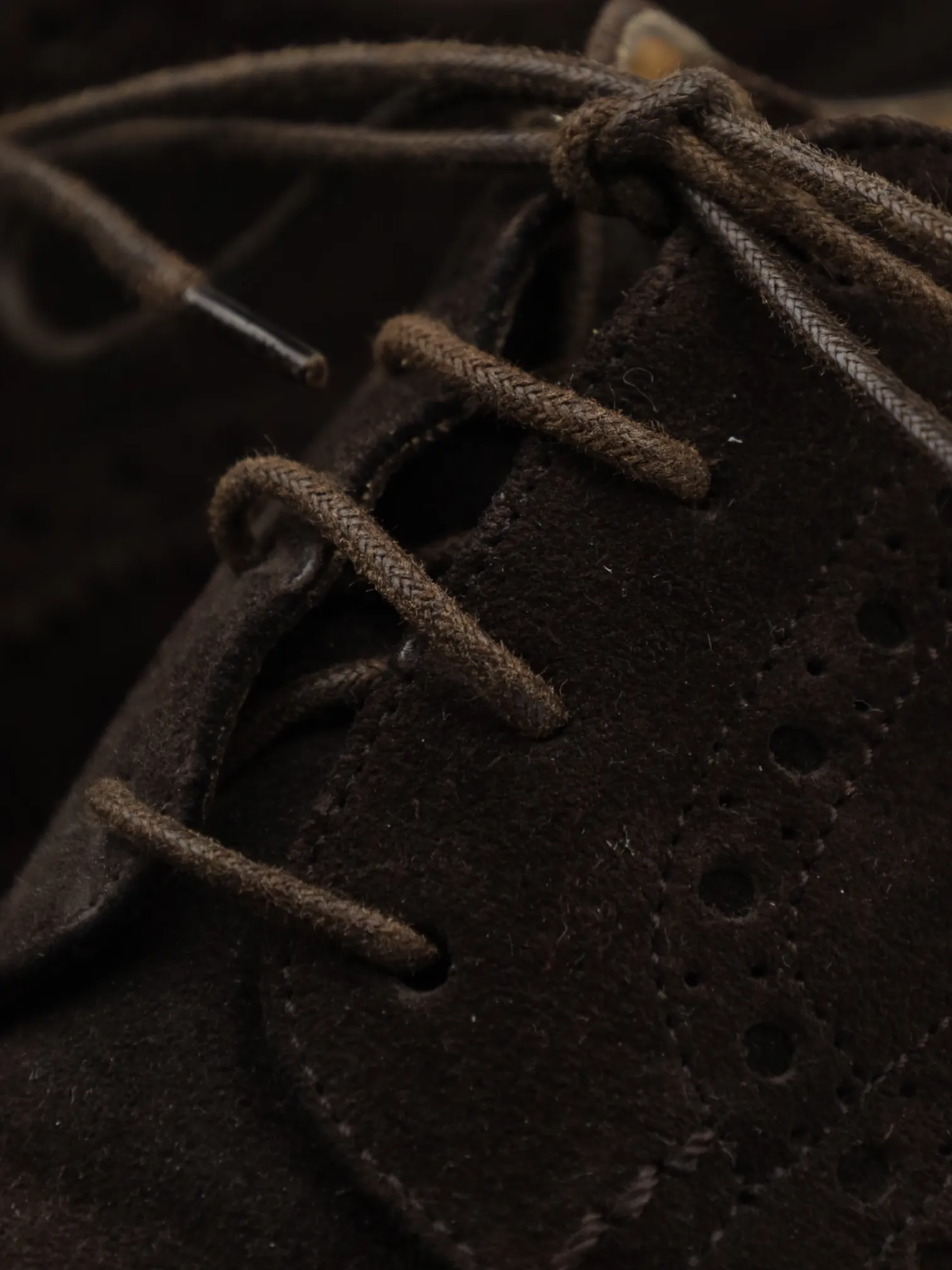 Kiton Brown Suède Urban Commando Derby Shoes