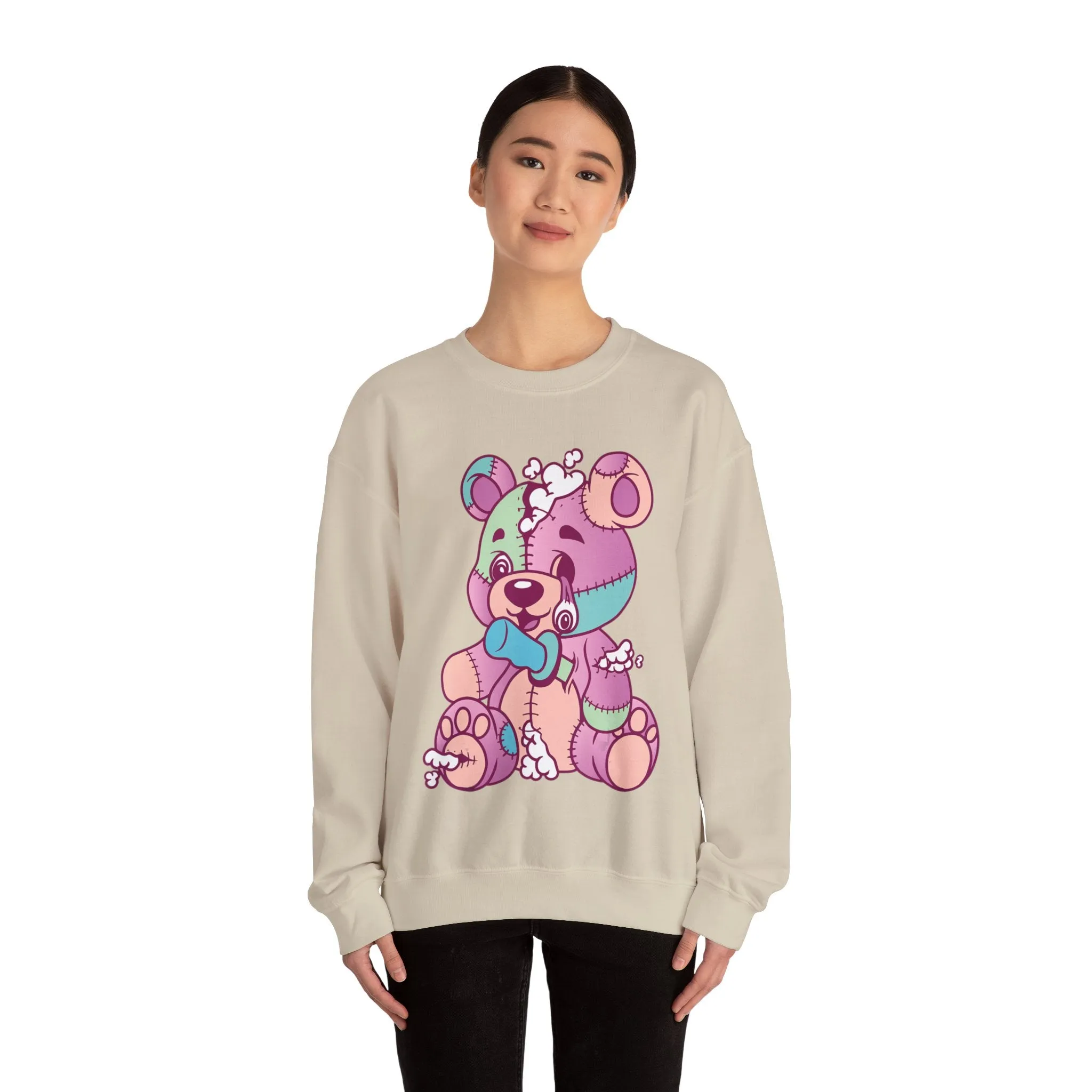 Knifed Teddy Bear Sweatshirt