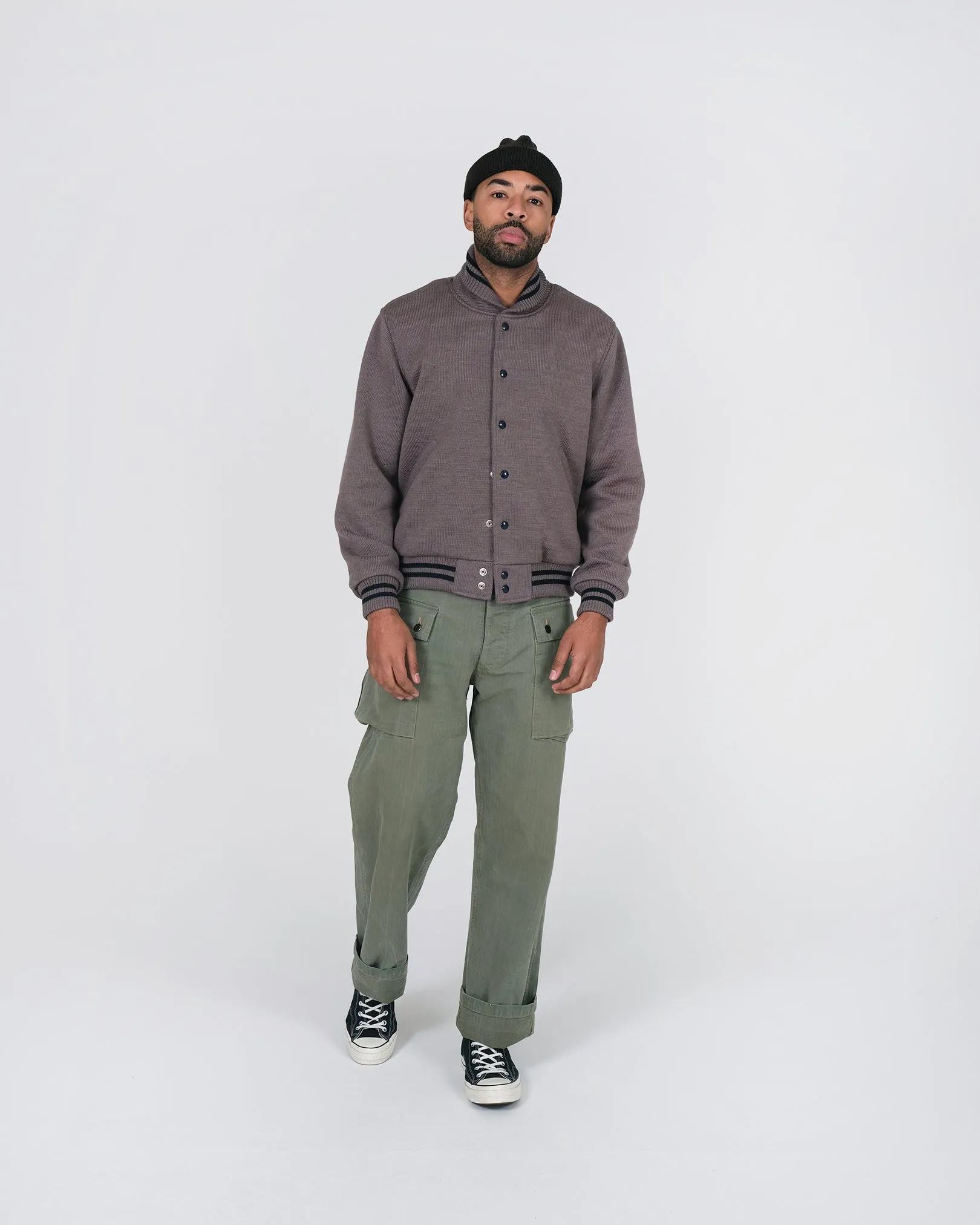 Knit Club Jacket - Smoke