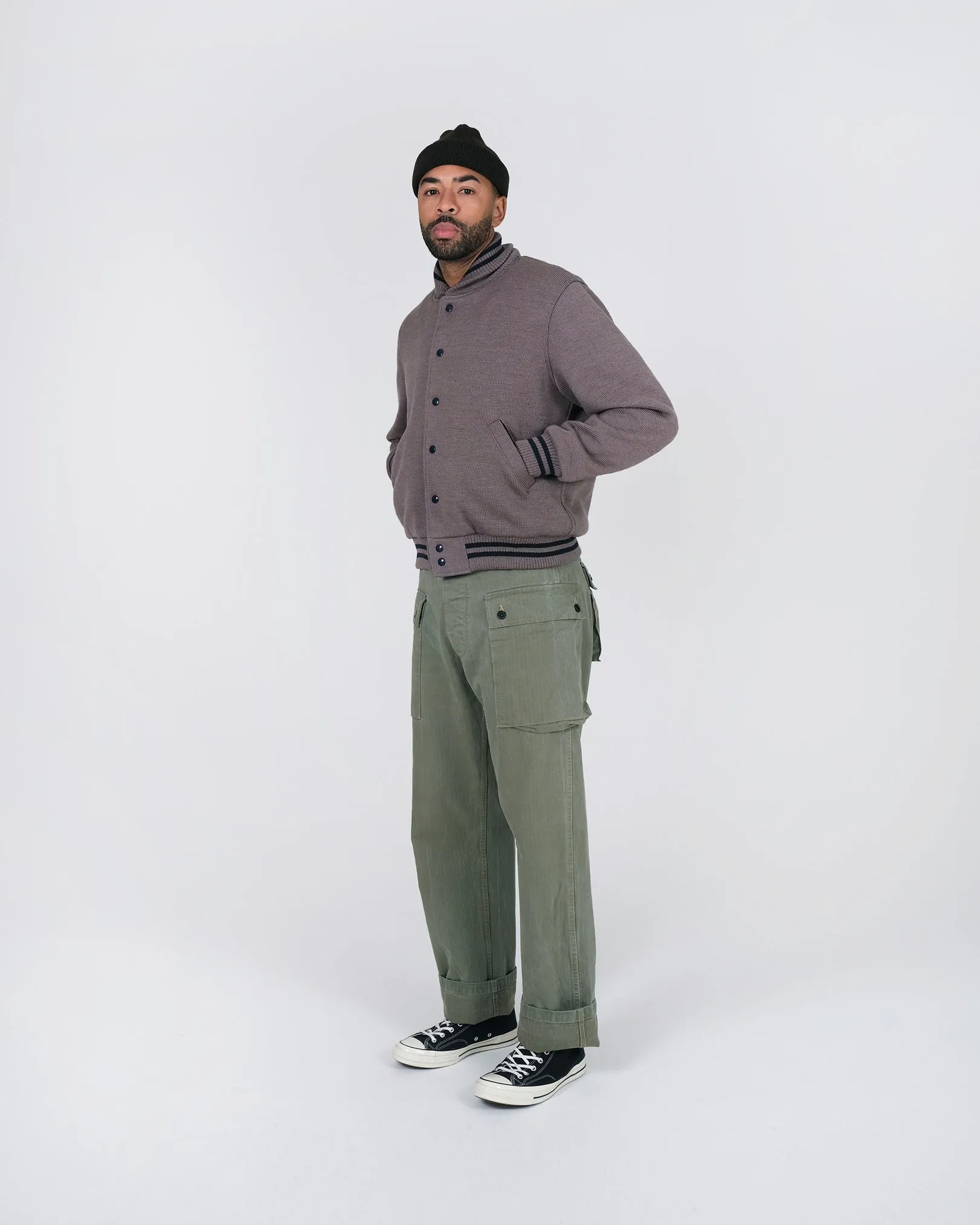 Knit Club Jacket - Smoke