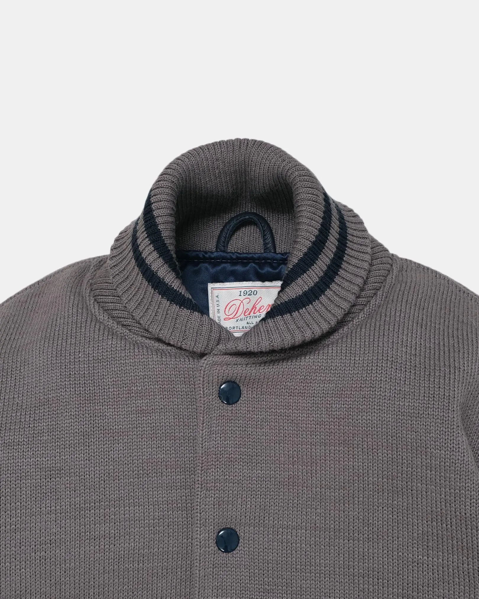 Knit Club Jacket - Smoke