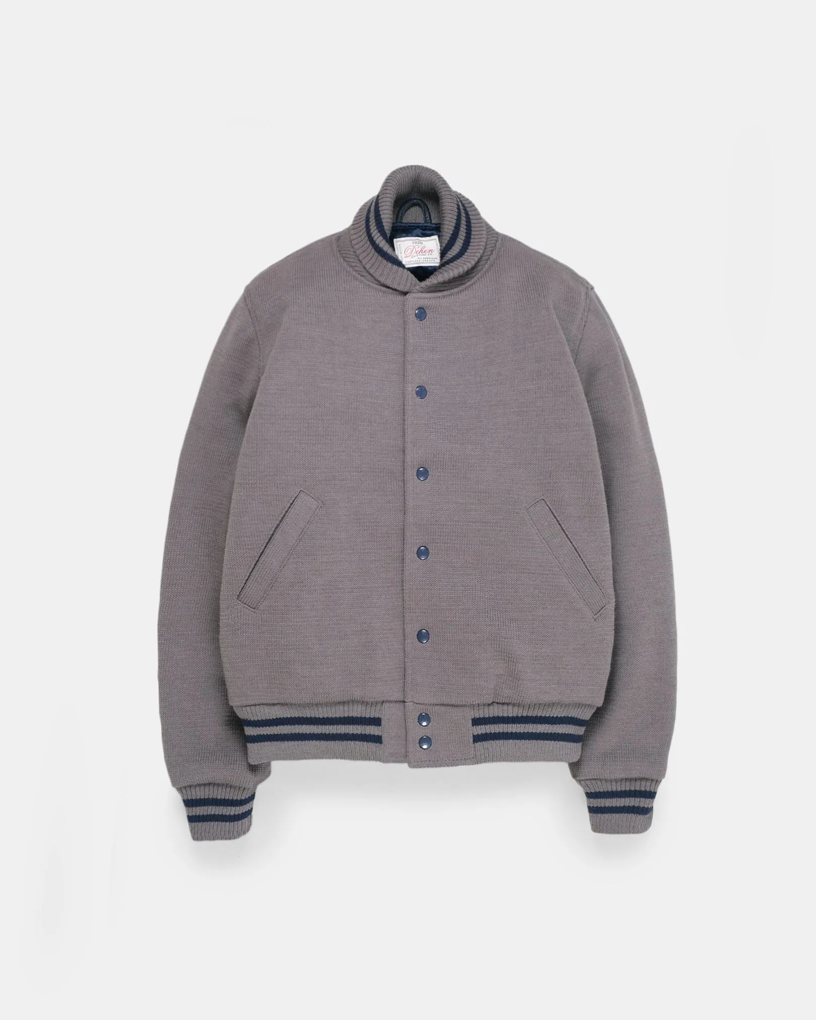 Knit Club Jacket - Smoke