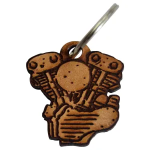 Knucklehead Keychain - Leather