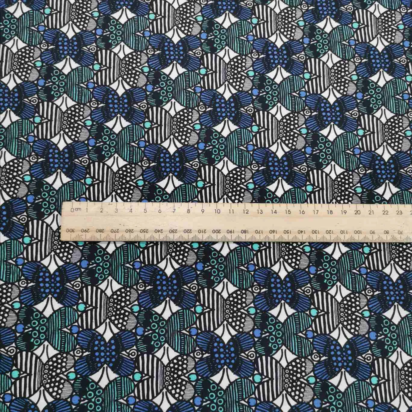 Kobayashi Poplin Cotton Butterflies, Blue