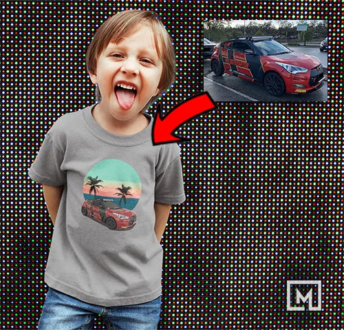 Korean Cars | Custom Print for Kids | Unisex T-shirt