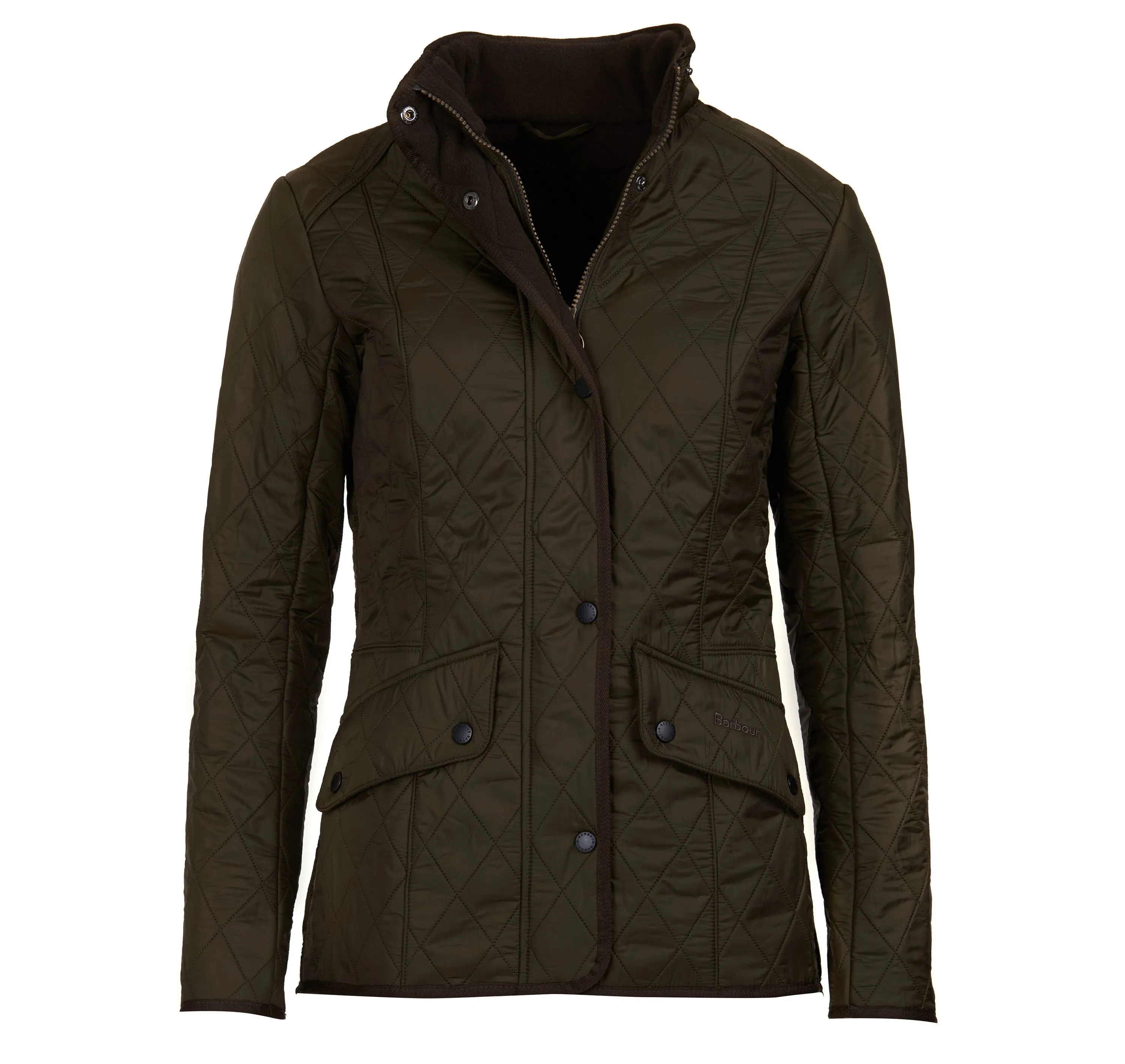 LADIES BARBOUR CAVALRY POLARQUILT JACKET - OLIVE