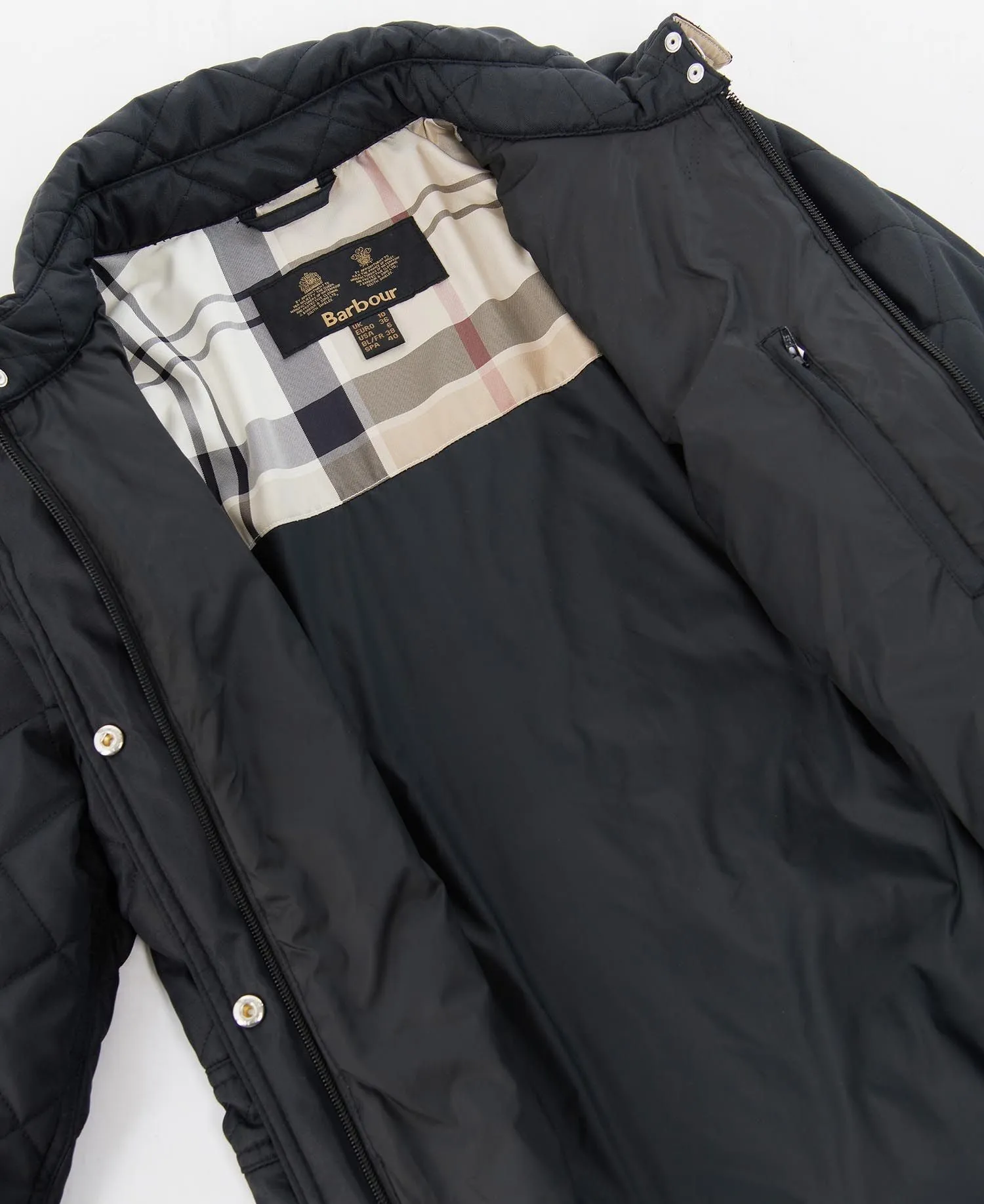 LADIES BARBOUR JEMIMA QUILTED JACKET - BLACK