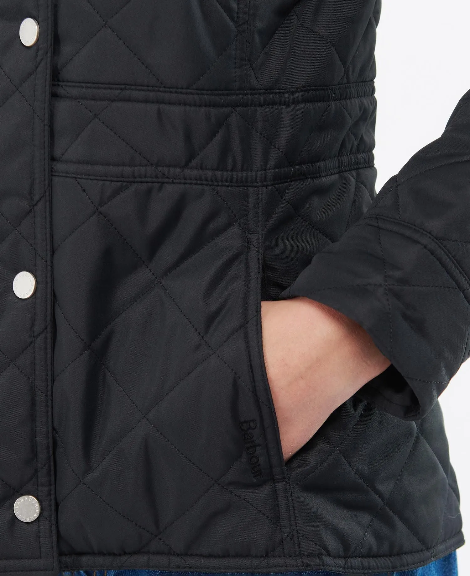 LADIES BARBOUR JEMIMA QUILTED JACKET - BLACK