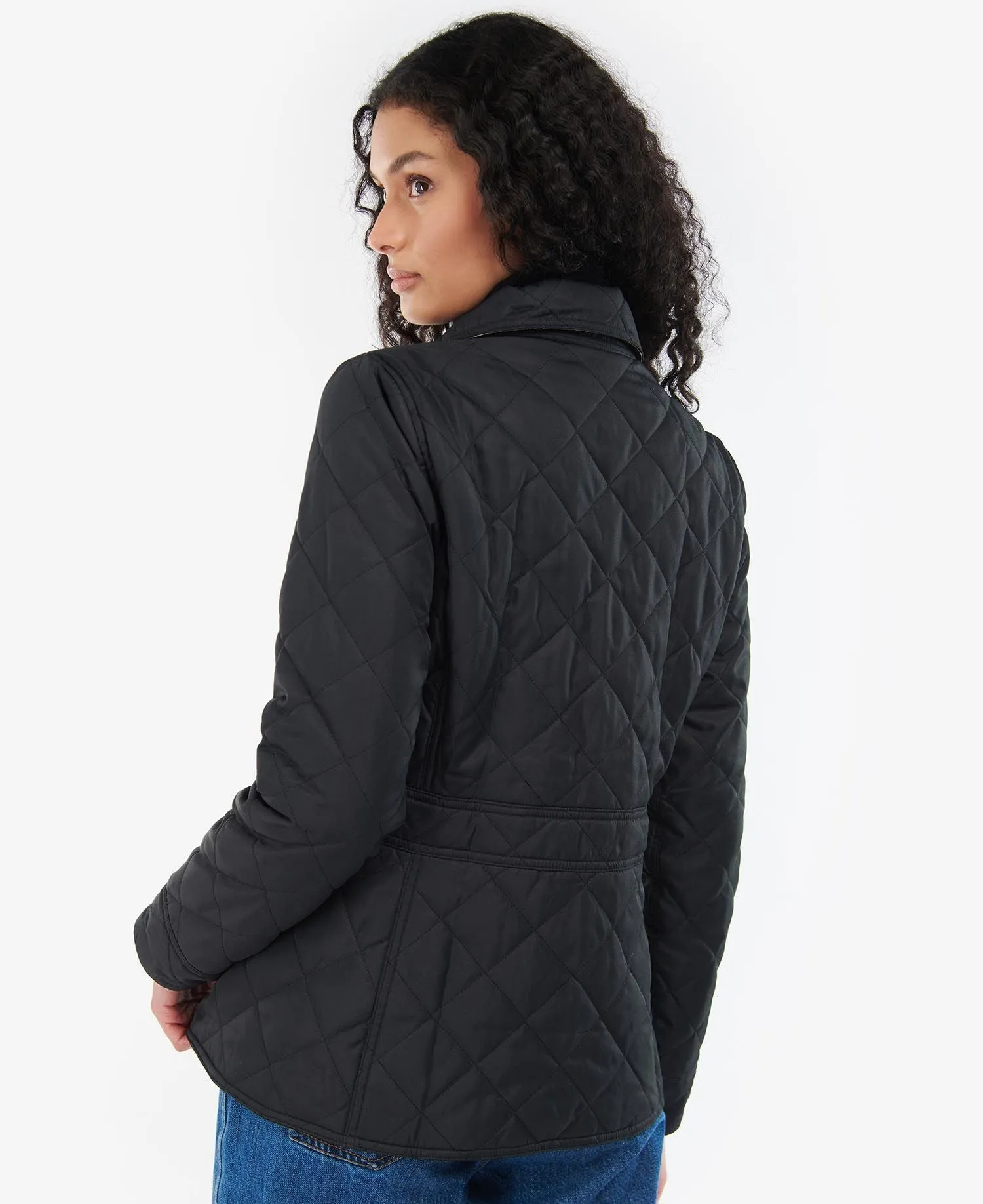 LADIES BARBOUR JEMIMA QUILTED JACKET - BLACK