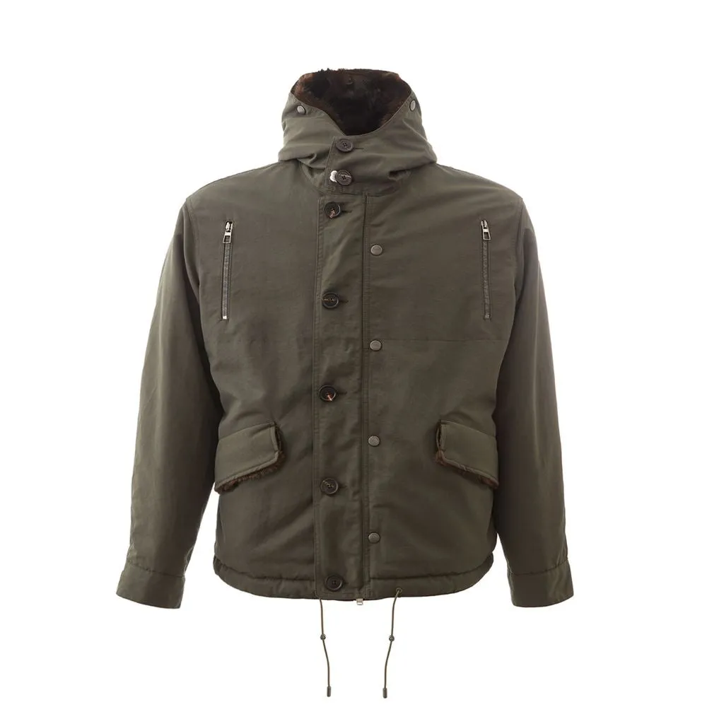 Lardini Green Cotton Jacket