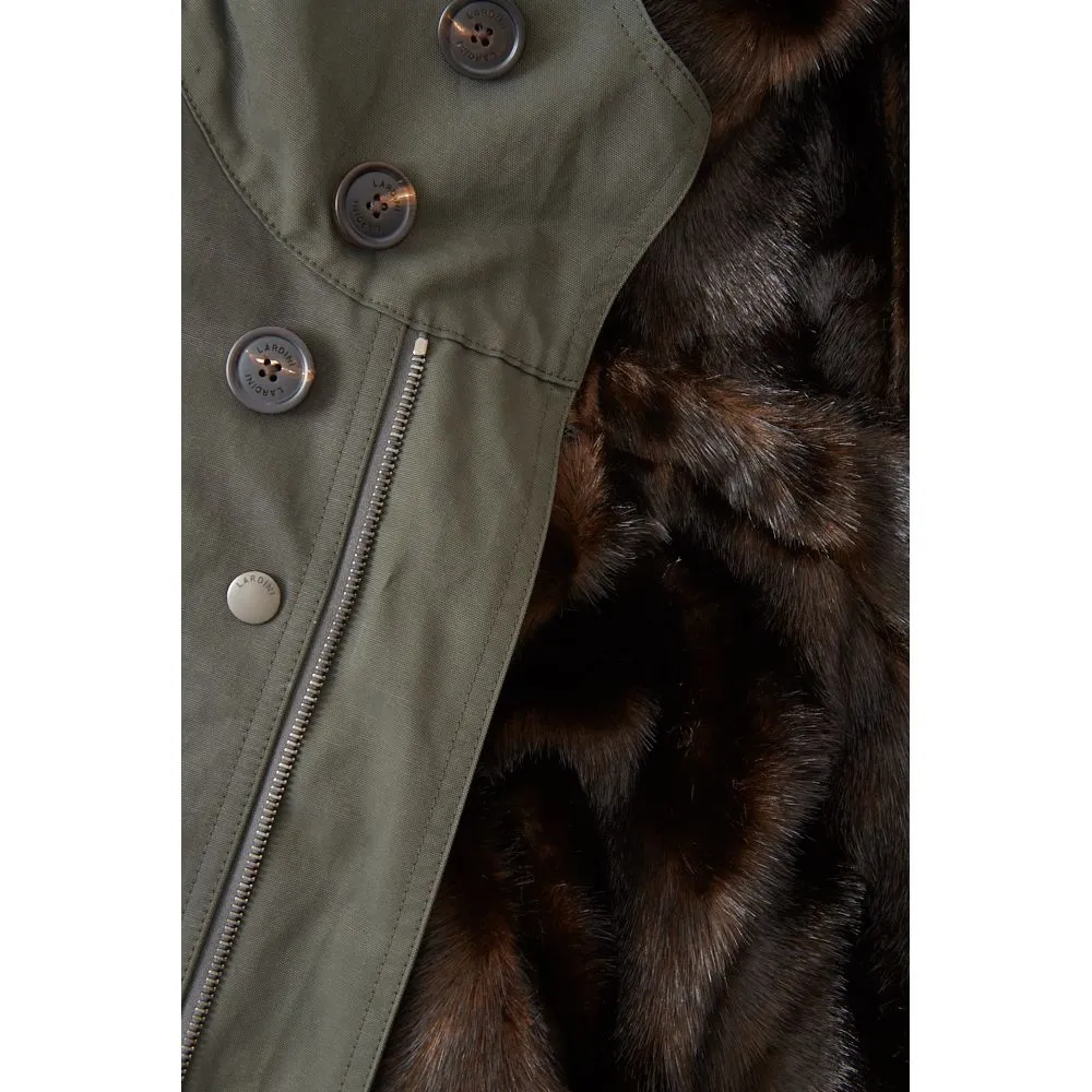 Lardini Green Cotton Jacket
