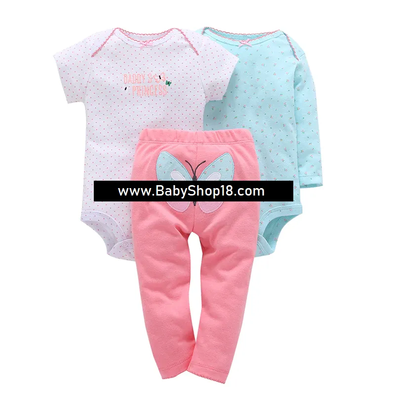 Latest baby boy girl clothes set fashion newborn infant clothing cartoon animal print long sleeve romper
