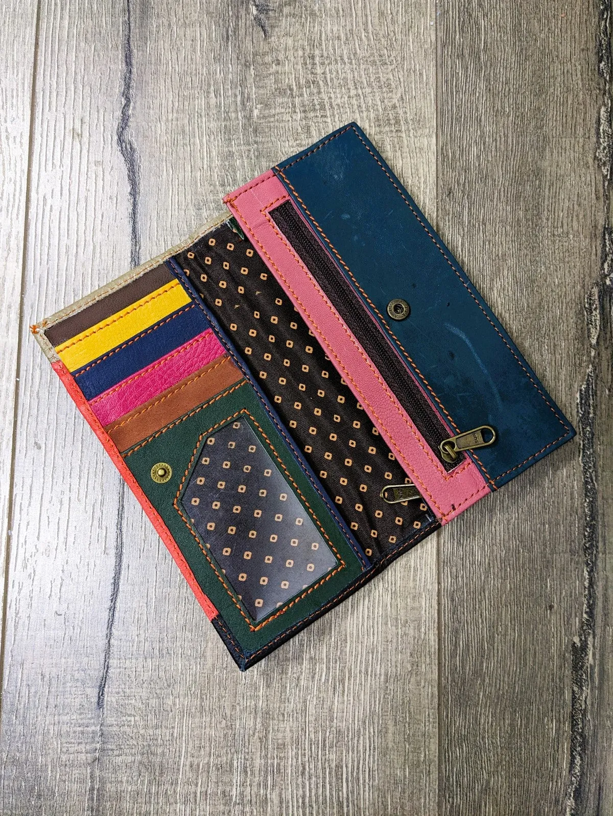 Leather & Fur Purse
