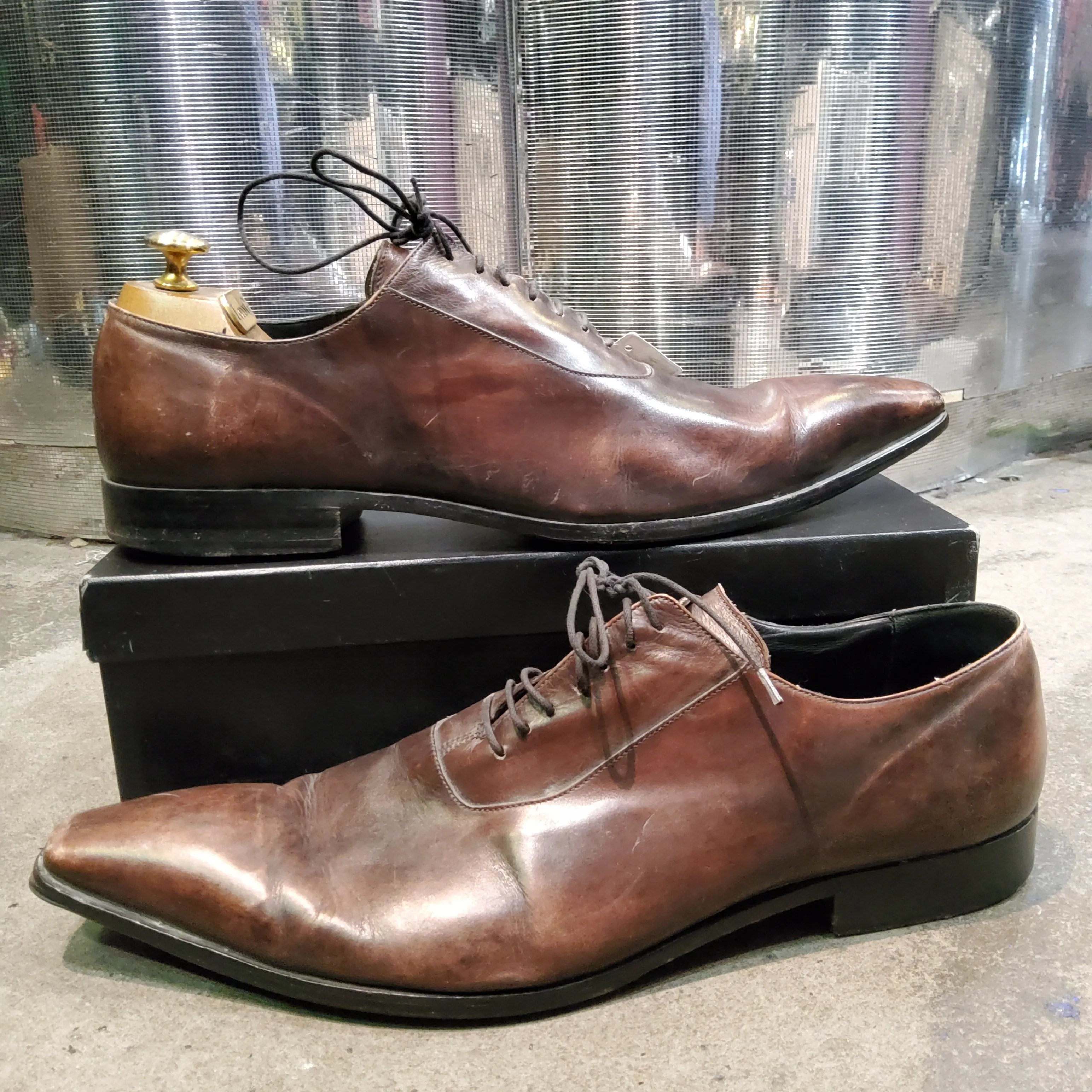 Leather Derby Shoes