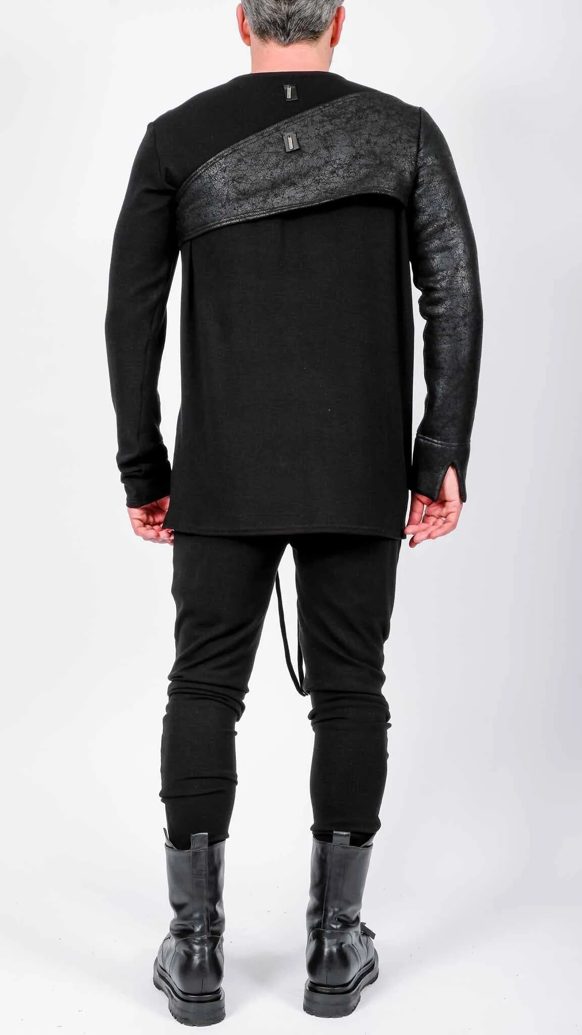 Leather Effect  Sleeve