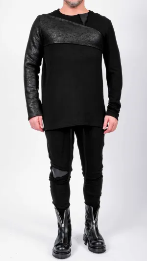 Leather Effect  Sleeve