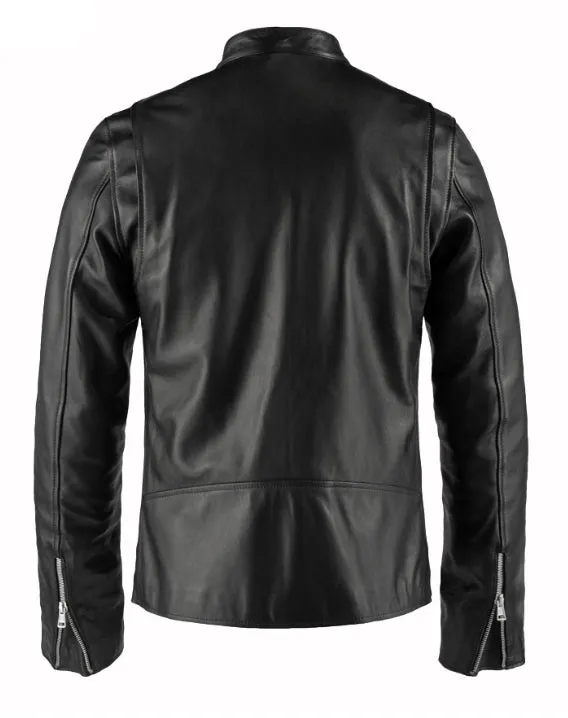 Leather Jacket Men | Brown Leather Jacket | 90s Jacket