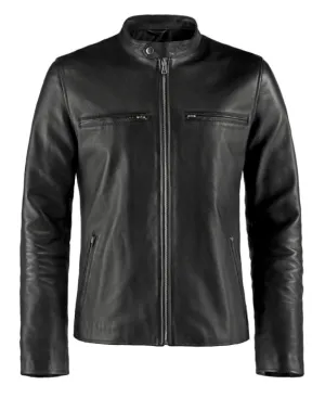 Leather Jacket Men | Brown Leather Jacket | 90s Jacket