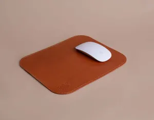 Leather Mouse Pad |  Cognac Color