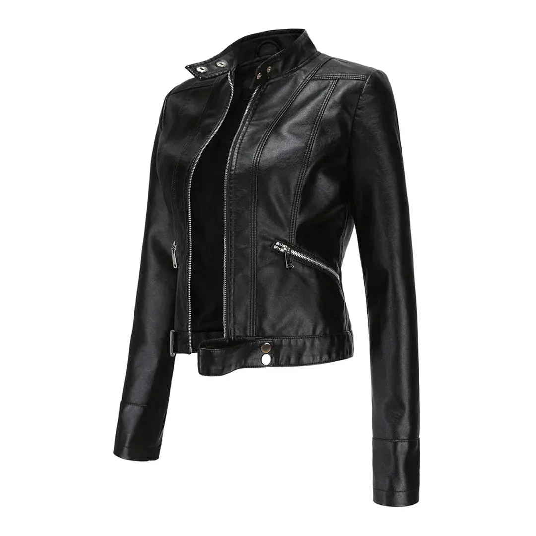 Leather Oxana Jacket: Stylish Design