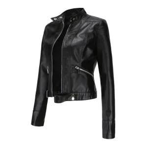 Leather Oxana Jacket: Stylish Design
