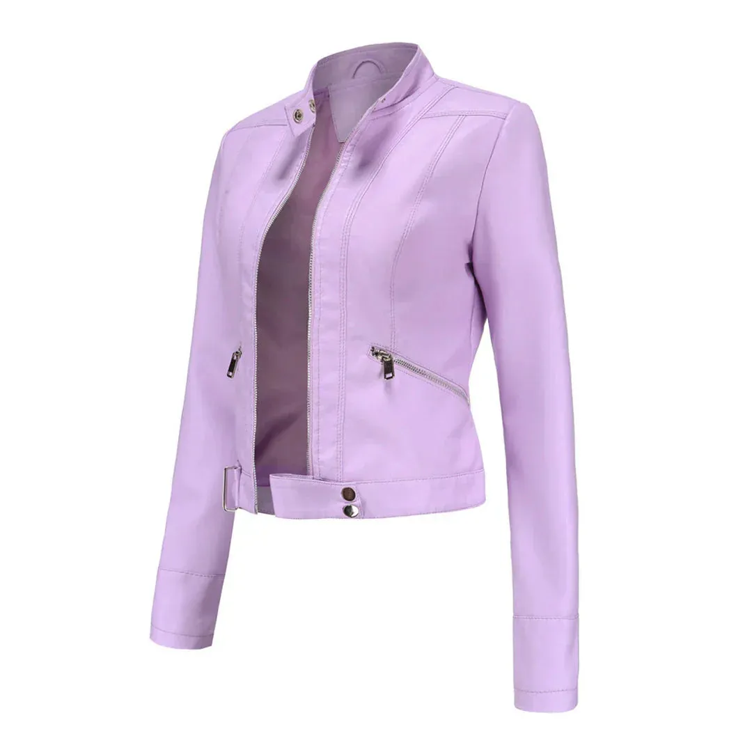 Leather Oxana Jacket: Stylish Design