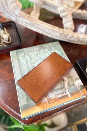 Leather Sectioned Jewel/Cufflink Box