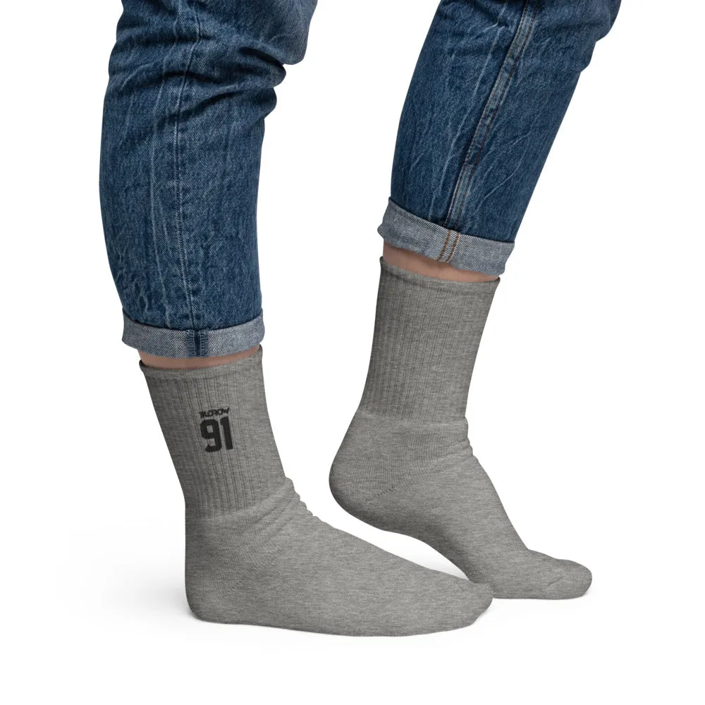 Leon Budrow - Embroidered Socks