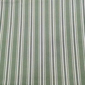Linen Cotton Ticking, Comptoir De Toile, Green