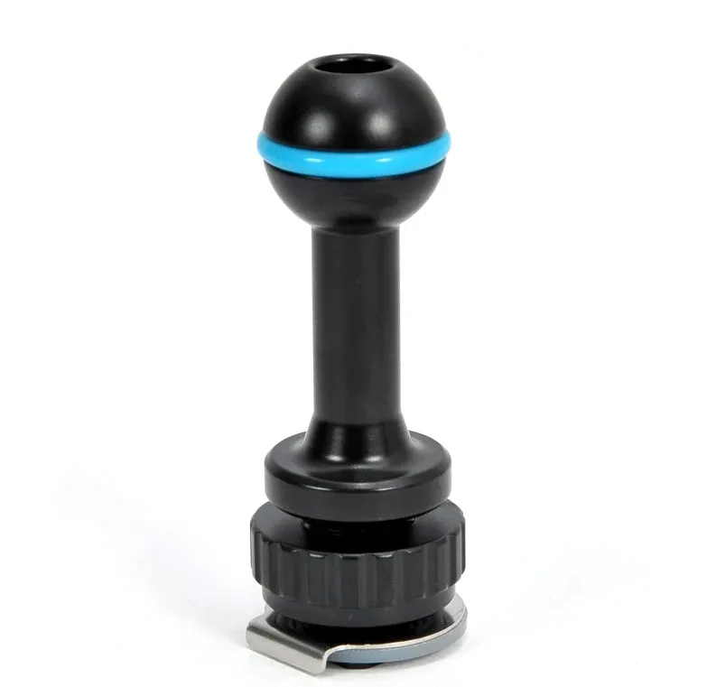 Long Strobe Mounting Ball - Cold Shoe