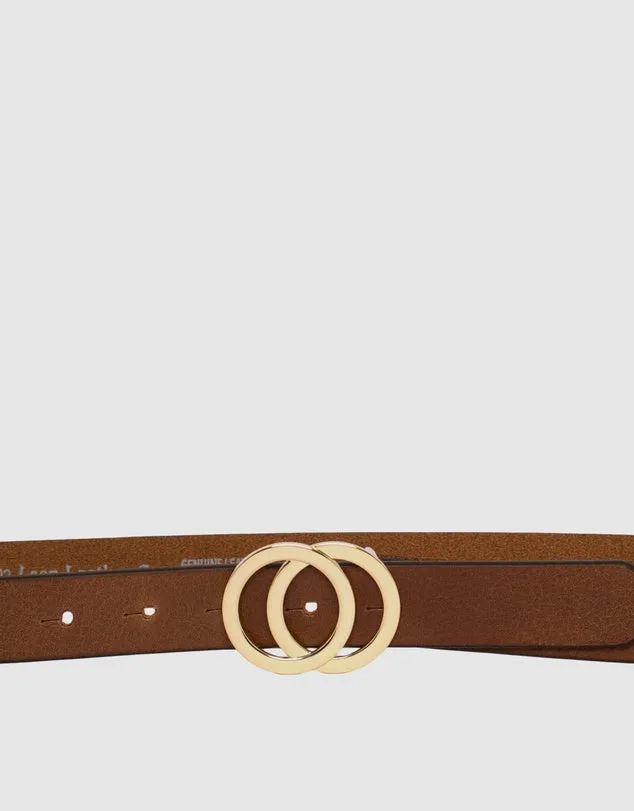 Loop Leather Brittany Belt - Tan