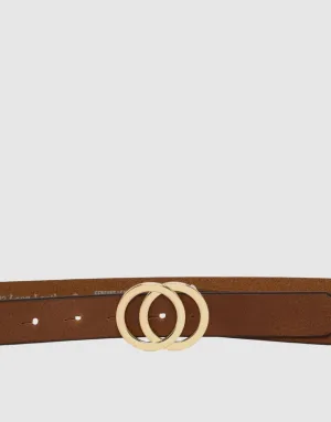 Loop Leather Brittany Belt - Tan