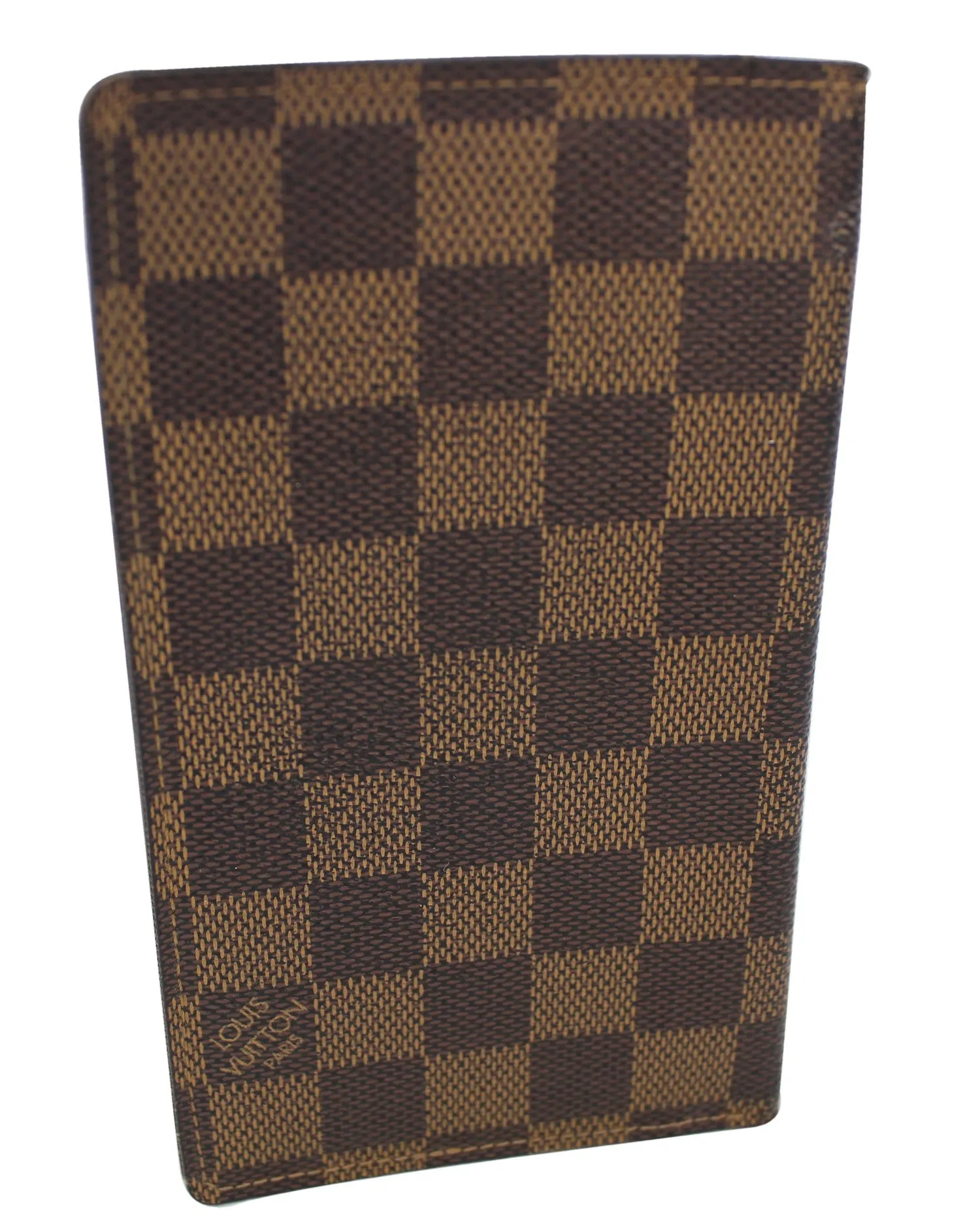 LOUIS VUITTON Damier Ebene Portefeiulle Brazza Bifold Long Wallet