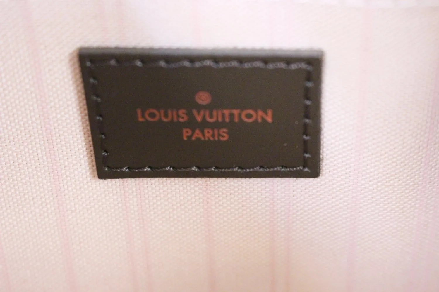 LOUIS VUITTON Damier Ebene Pouch For Neverfull MM