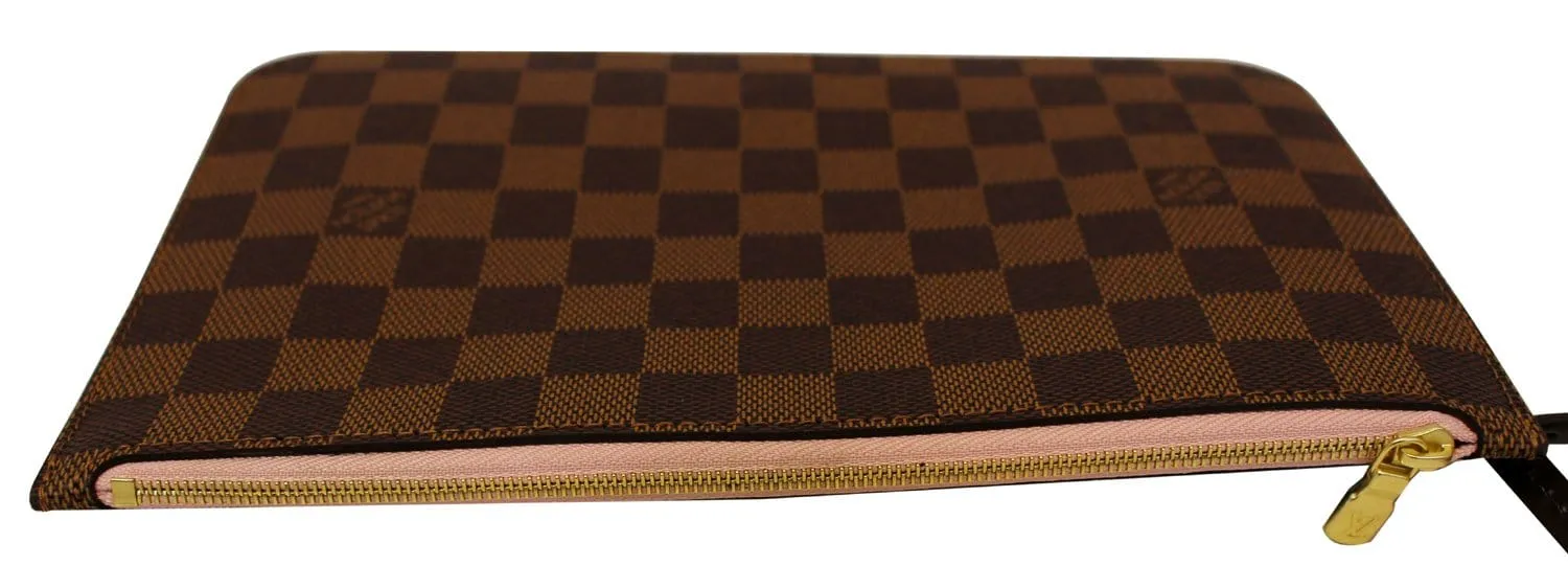 LOUIS VUITTON Damier Ebene Pouch For Neverfull MM